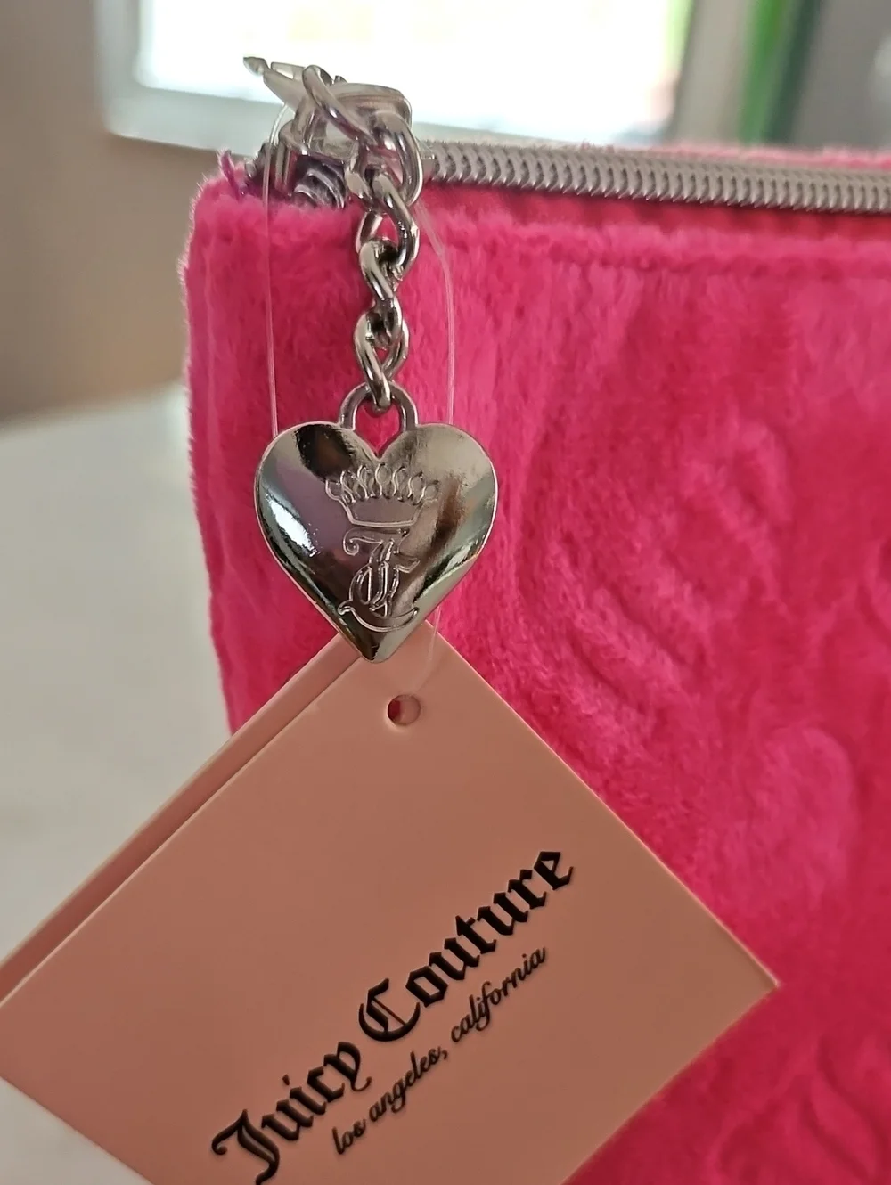 Juicy Couture Plush Pink Pouch